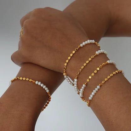 Adjustable Bracelet Wedding White Natural Freshwater Pearl Bracelets for Women Cuff Bangles Wrap Anniversary