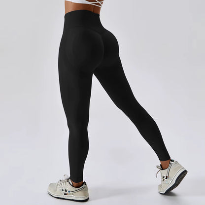 Women High Waist Fitness Leggings Gym Clothing Sports Workout Pants Push up Yoga Leggings Seamless Sports Leggings